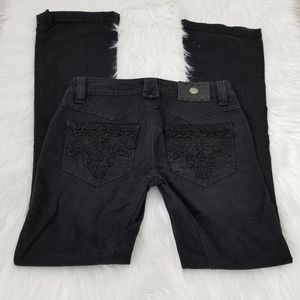 Antik denim jeans black size 26 boot cut